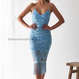KHALEESI DRESS - BABY BLUE - SIZE 4 (S)